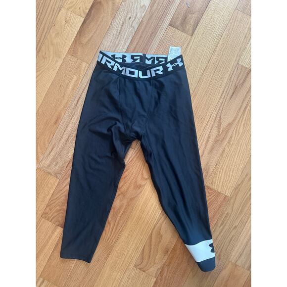 Under Armour  HeatGear Compression Leggings - Size YMD (M) - Black - Picture 1 of 3